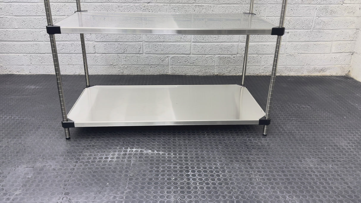 Stainless Steel Shelving 1820H x 1210W x 457D 4 Level