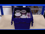 Attached Lid Containers 21L 400d x 300w x 255h Blue