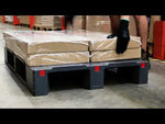 Heavy Duty Plastic Euro Pallet 1200mm x 800mm - Grey