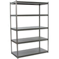 Rivet Shelving 1830h x 1220w x 610d 5 Level Angled 250kg UDL Laminated Timber