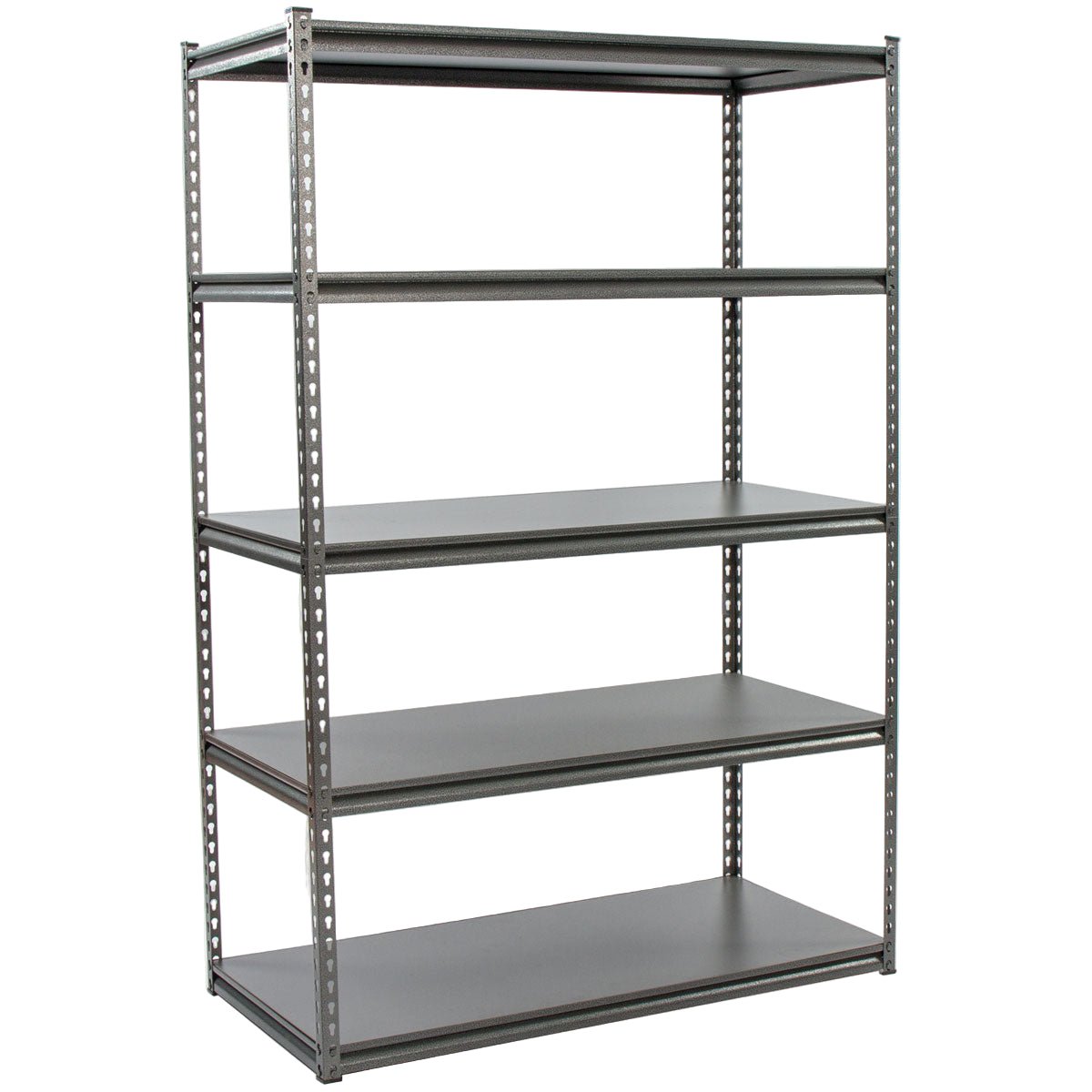 RackZone Rivet Shelving 5 Level, 250kg UDL, ideal garage storage solution.
