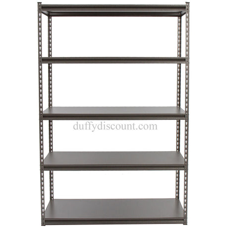 RackZone Rivet Shelving, 5 Level, 250kg UDL, Adjustable & Open Sides, Laminated Timber.