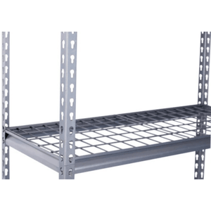 RackZone Rivet Shelving 1830h x 914w x 406d, mesh wire, 5 level, 200kg UDL.