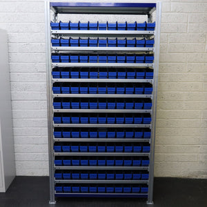 Storage Kit Easy Rack Shelving With 132 Shelf Bins - RackZone