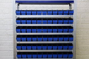 Storage Kit Easy Rack Shelving With 132 Shelf Bins - RackZone