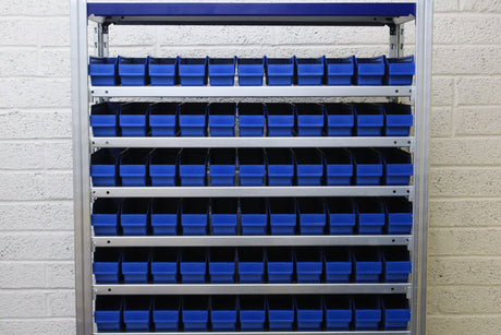 Storage Kit Easy Rack Shelving With 132 Shelf Bins - RackZone