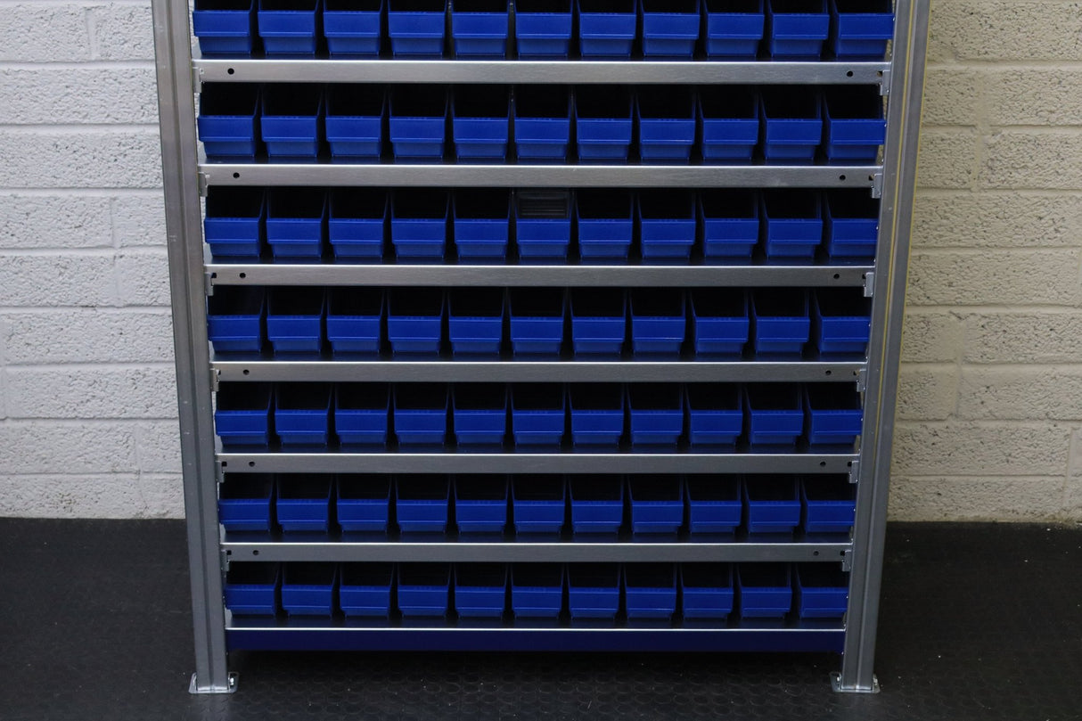 Storage Kit Easy Rack Shelving With 132 Shelf Bins - RackZone