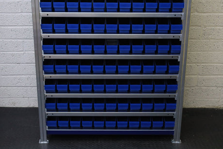 Storage Kit Easy Rack Shelving With 132 Shelf Bins - RackZone