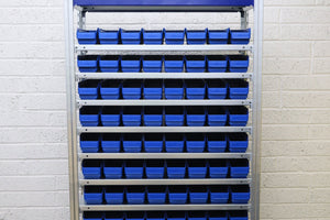 Storage Kit Easy Rack Shelving With 96 Shelf Bins - RackZone