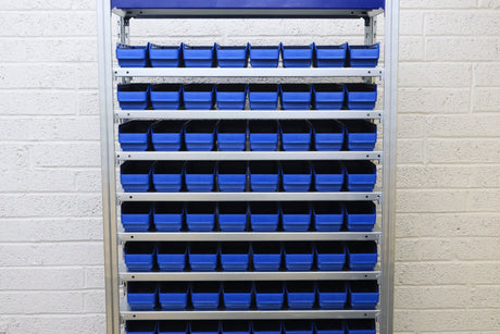 Storage Kit Easy Rack Shelving With 96 Shelf Bins - RackZone