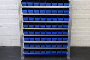 Storage Kit Easy Rack Shelving With 96 Shelf Bins - RackZone
