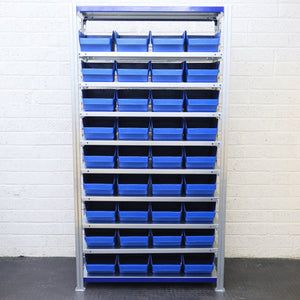 Storage Kit Easy Rack Shelving With 36 Shelf Bins - RackZone