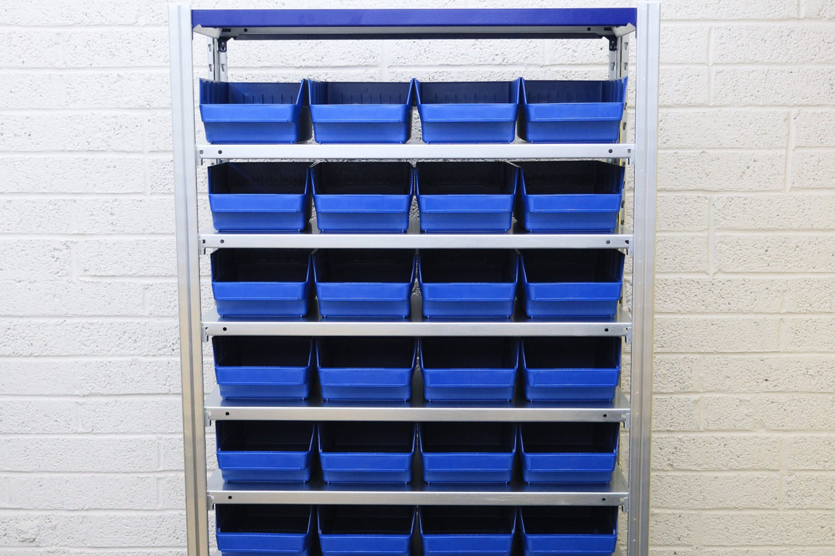 Storage Kit Easy Rack Shelving With 36 Shelf Bins - RackZone