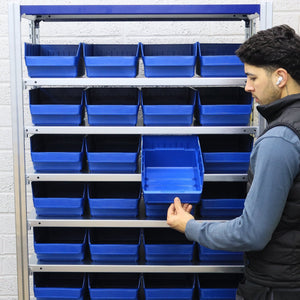 Storage Kit Easy Rack Shelving With 36 Shelf Bins - RackZone