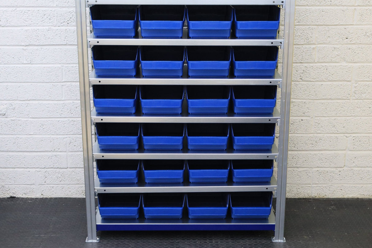 Storage Kit Easy Rack Shelving With 36 Shelf Bins - RackZone