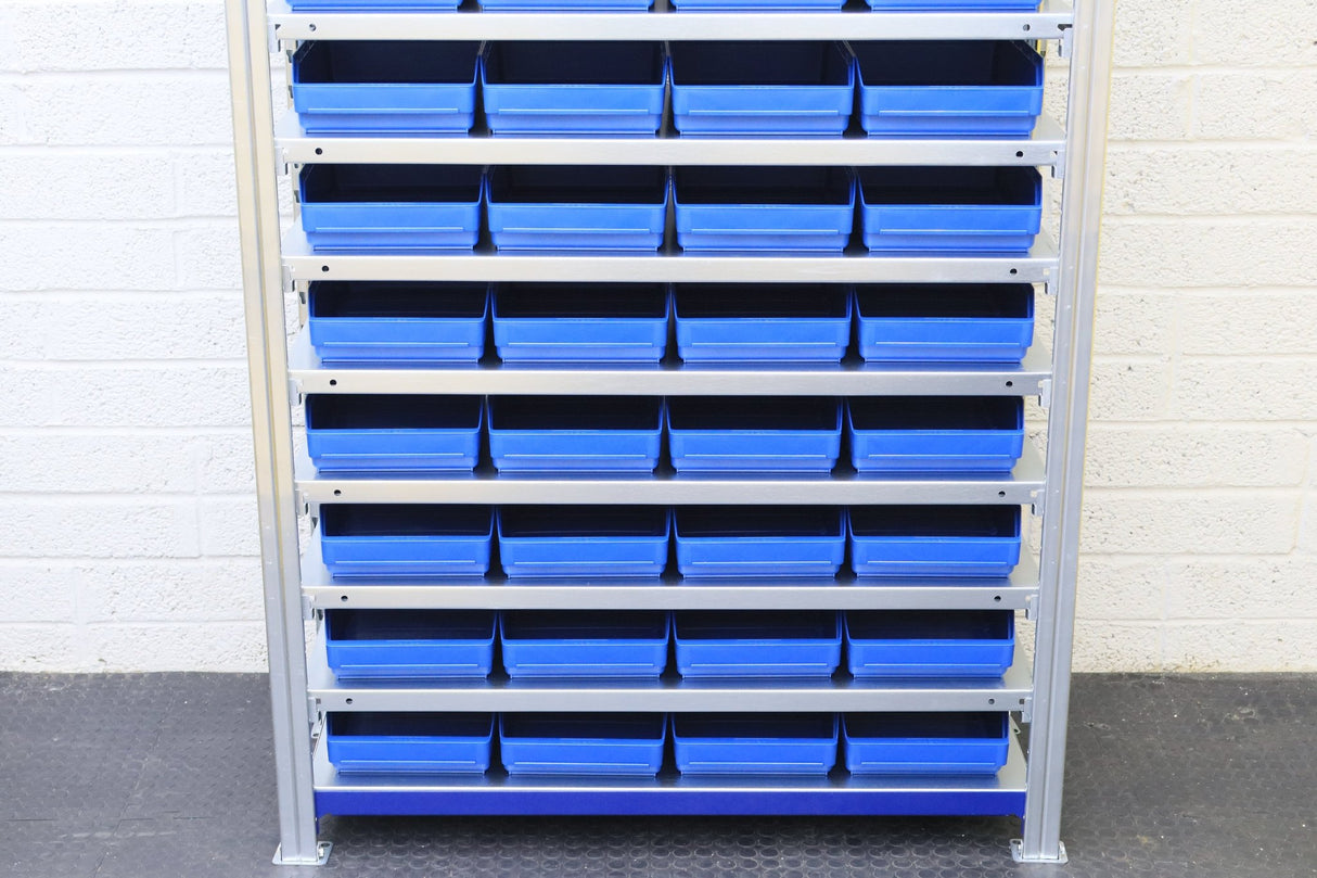 Storage Kit Easy Rack Shelving With 48 Shelf Bins - RackZone