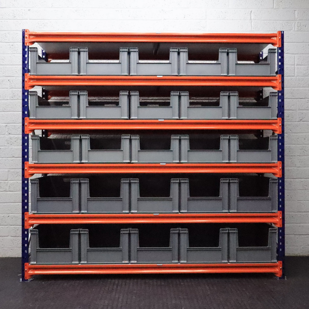 Storage Kit Longspan Shelving 600mm Deep With 30 Euro Picking Containers - RackZone