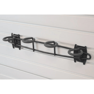 RackZone Slatwall Fish Hook holds four fishing rods on your wall.