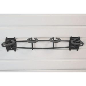 RackZone Slatwall Fish Hook holds three fishing rods on your wall.