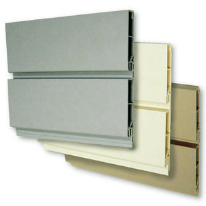 RackZone Slatwall PVC Panel, 1840x900mm, white, for wall storage.