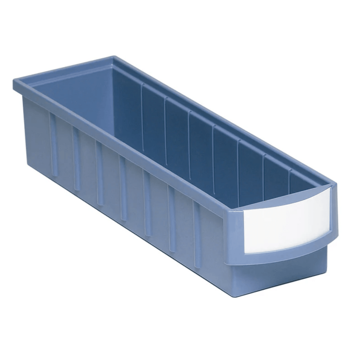 RackZone Standard Shelf Bin 400d x113w x85h with label slot, easy to handle.