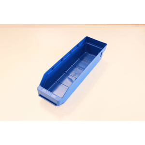 A RackZone Standard Shelf Bin 400d x 113w x 85h sits on a light surface.