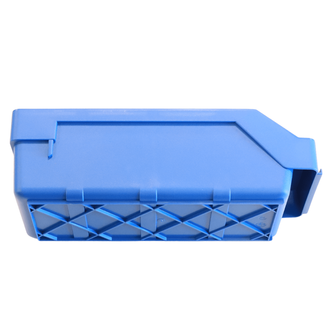 RackZone Standard Shelf Bin 300d x 120w x 95h, blue, for organised storage.