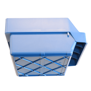 RackZone ST3024-15 blue shelf bin keeps inventory organised from above.