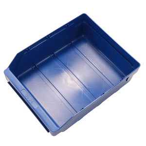 RackZone ST3024 blue shelf bin, 300x240x95mm, ideal for cabinet storage.
