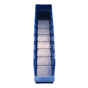 RackZone Standard Shelf Bin ST4009 Blue, 400d x 90w x 95h for custom storage.