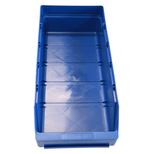 RackZone Standard Shelf Bin ST4018, blue, 400x180x95mm, open top.