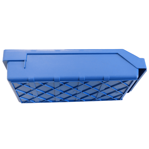 RackZone Standard Shelf Bin ST4018, blue, 400x180x95mm, angled view.