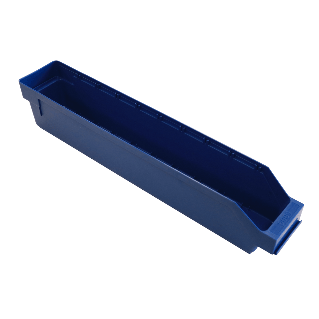 RackZone Standard Shelf Bin ST5009 Blue, 500x90x95mm, for modular storage.