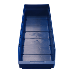 RackZone Standard Shelf Bin ST5018, blue, viewed from above on white background.