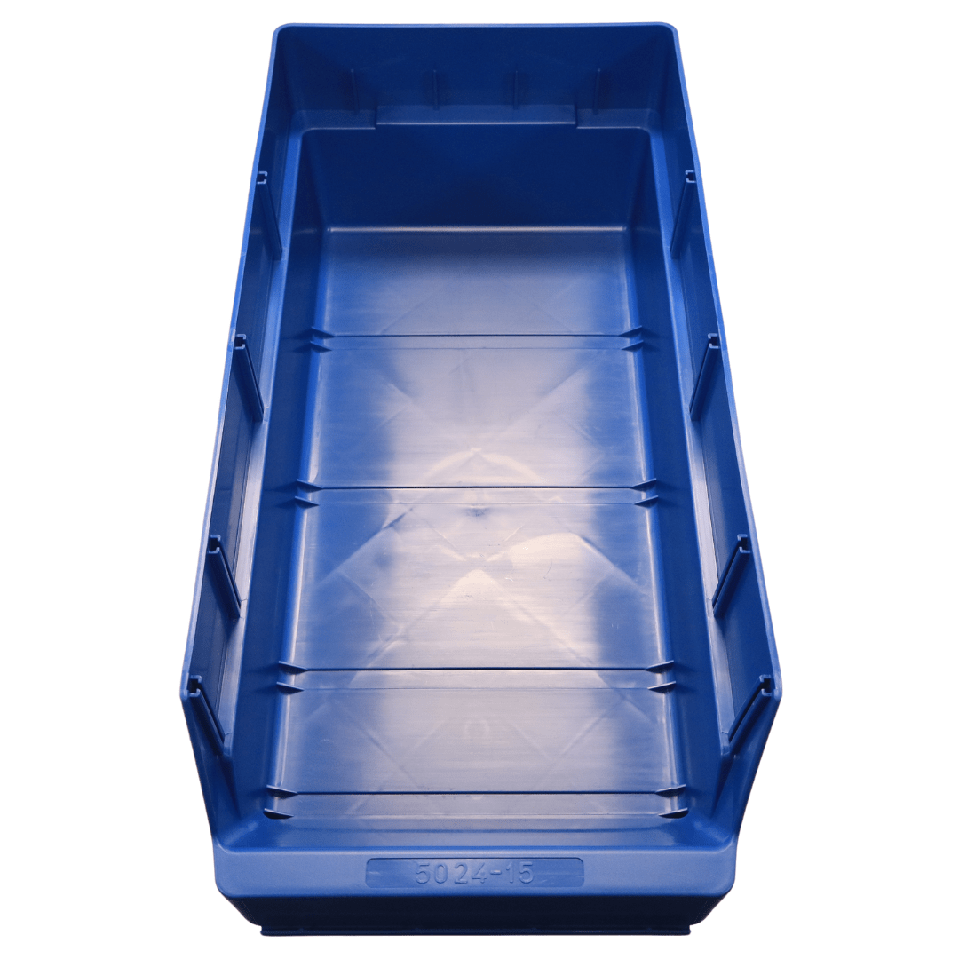 RackZone Standard Shelf Bin Blue 500x240x150mm ST5024-15 for organised storage.