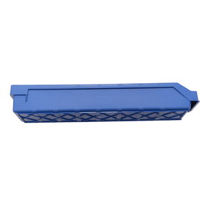 RackZone Standard Shelf Bin ST6012, 600x120x95mm, blue, textured side.