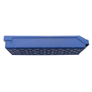 RackZone Standard Shelf Bin ST6018, blue, 600x180x95mm, side view.
