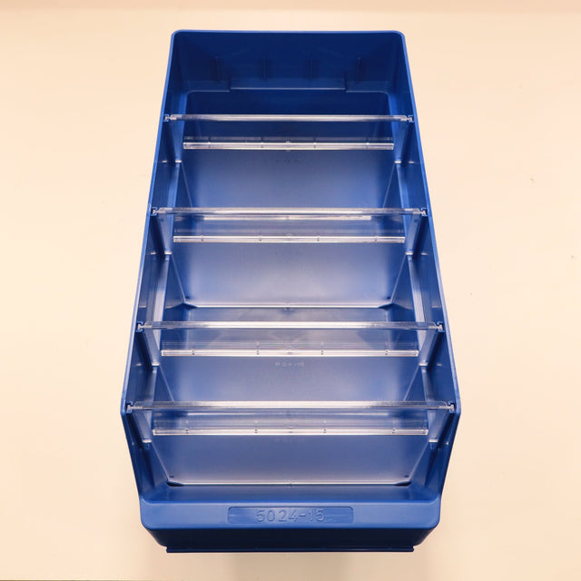 Standard Shelf Bin Divider 240w x 150h Clear (Pack of 10) - RackZone