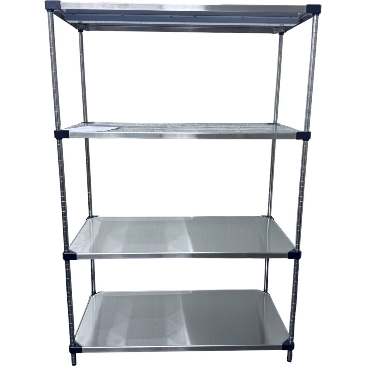 RackZone Stainless Steel Shelving, 4 Level, 1820H x 1210W x 610D.