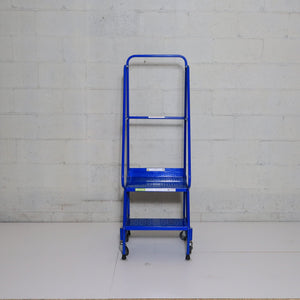 Industrial 02 Tread Mobile Step Narrow Aisle 1500h x 600w x 735 long - Platform 500mm High - RackZone