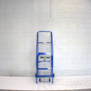 Industrial 04 tread mobile step 2000h x 850w x 1040 long - Platform 1000mm high - RackZone