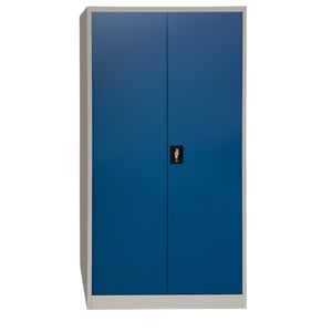 Two Door Storage Cabinet Grey/Blue