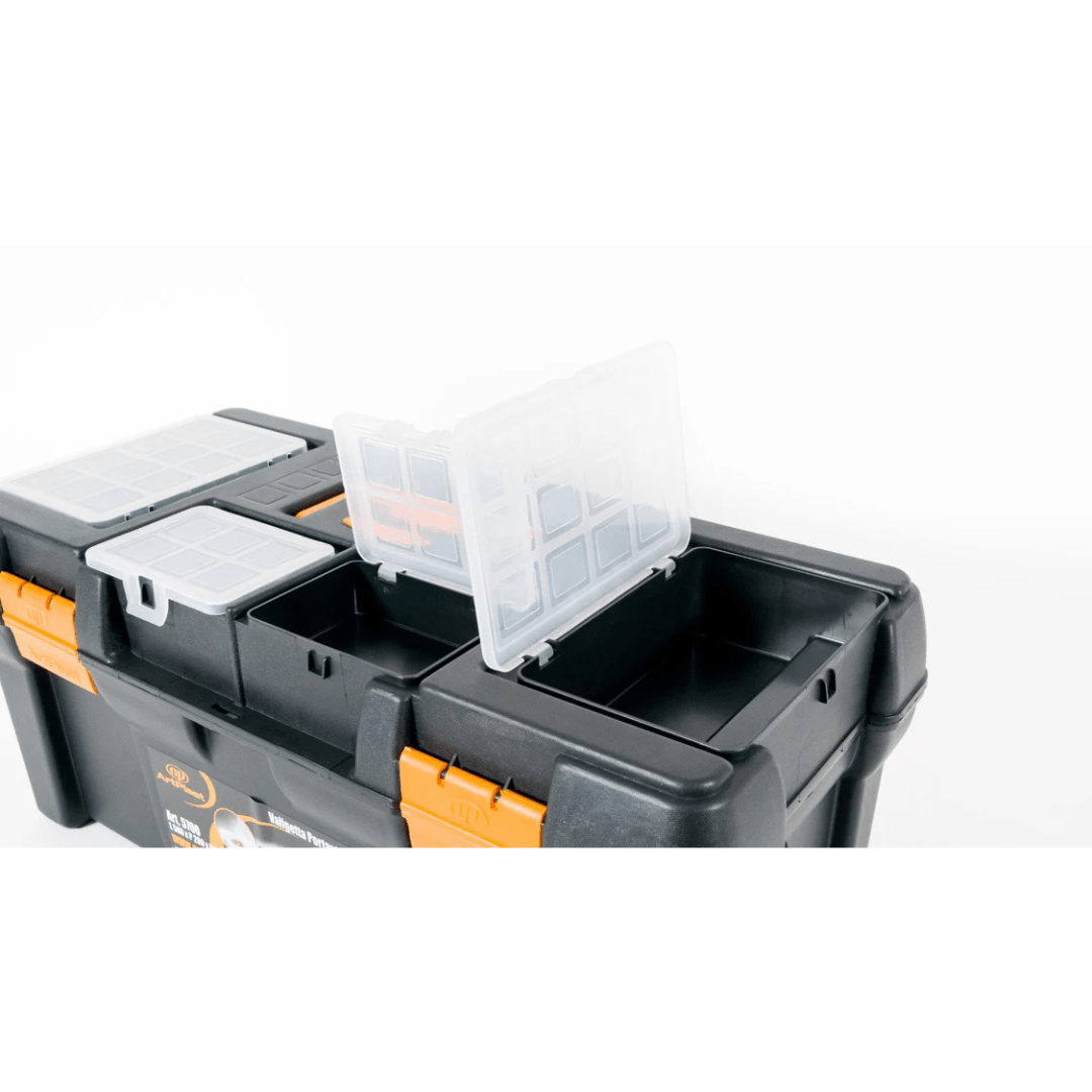 Plast Tool Box 23  280h x 580w X 250d mm (with tray)