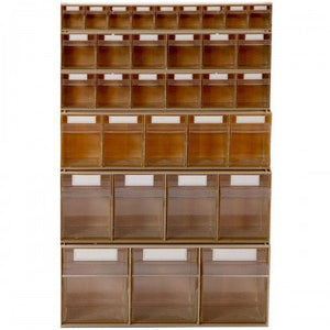 RackZone Tilt Bin System 2 (920h x 600w) with labeled small-item sections.
