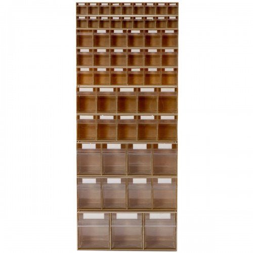 RackZone Tilt Bin System 3 offers compact storage with varied compartments.
