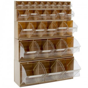 RackZone Tilt Bin System 3 1685h x 600w offers smart small storage.