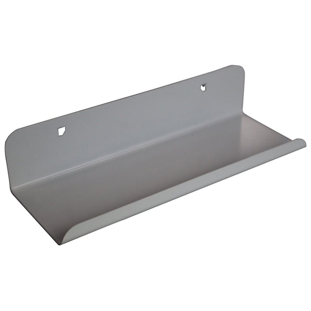 RackZone Wall-Zone Universal Shelf 250w x 90d x 90h with two mounting holes.