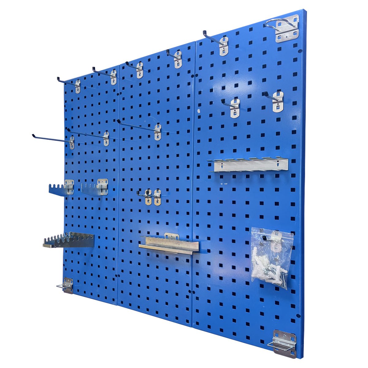 Wall - Zone Organiser 900w x 900h + 28 assorted hooks (SET 6) - RackZone