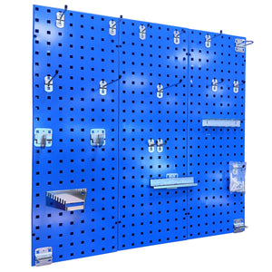 Wall - Zone Organiser 900w x 900h + 28 assorted hooks (SET 6) - RackZone