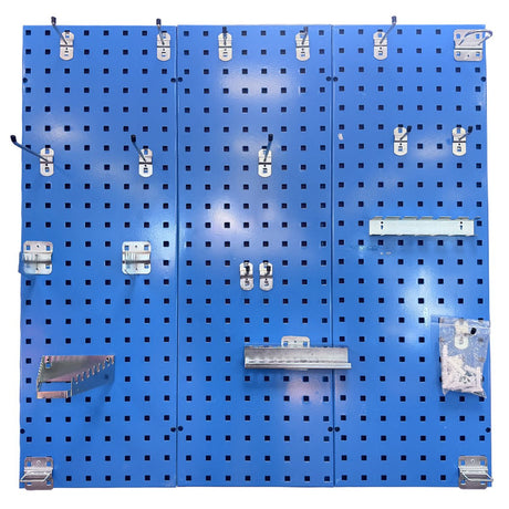Wall - Zone Organiser 900w x 900h + 28 assorted hooks (SET 6) - RackZone